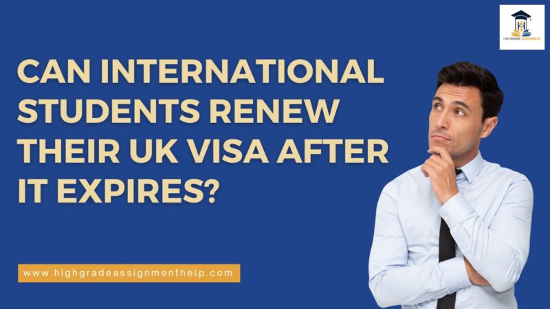 Can international students renew their UK visa after it expires