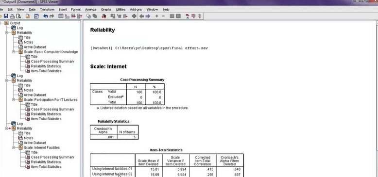 How do I create a report in SPSS?